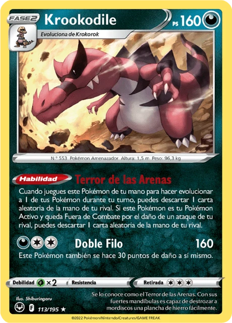 Krookodile – Reverse Holo