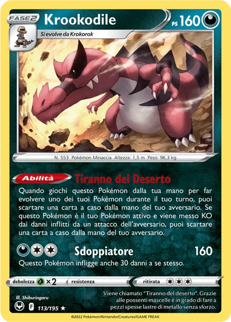 Krookodile – Reverse Holo