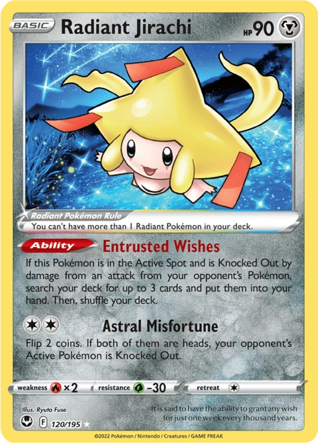 Radiant Jirachi – Holo