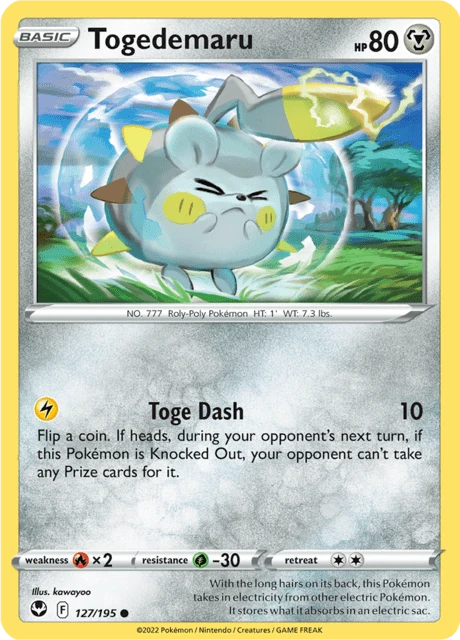 Togedemaru – Reverse Holo