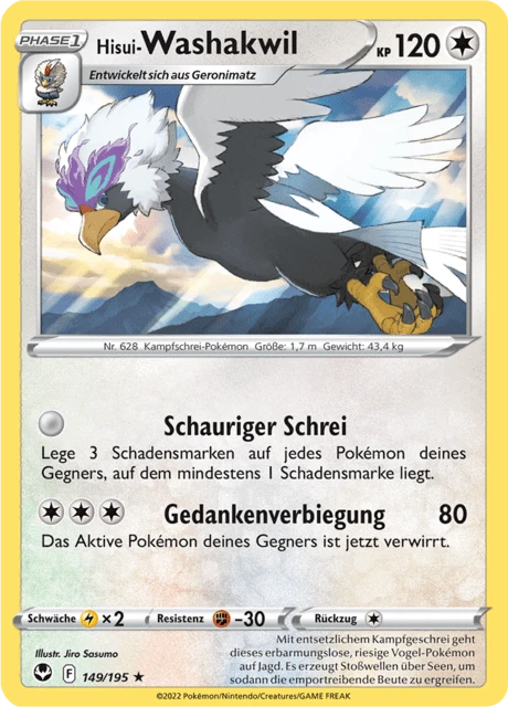 Hisui-Washakwil – Reverse Holo