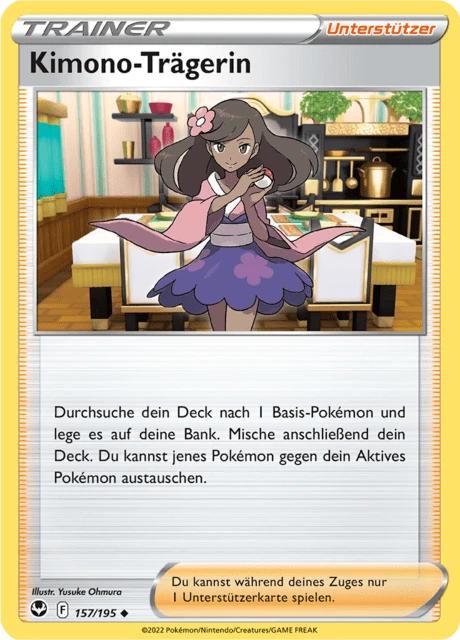 Kimono-Trägerin – Reverse Holo