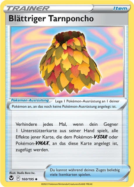 Blättriger Tarnponcho – Reverse Holo