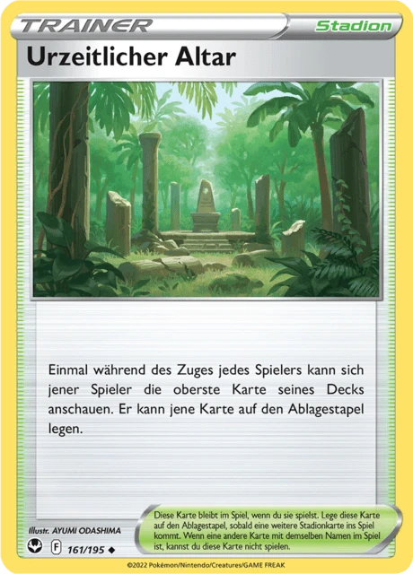 Urzeitlicher Altar – Reverse Holo