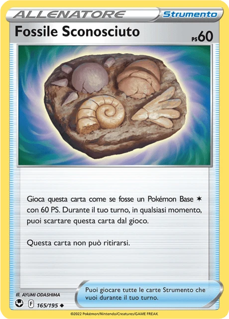 Fossile Sconosciuto – Reverse Holo