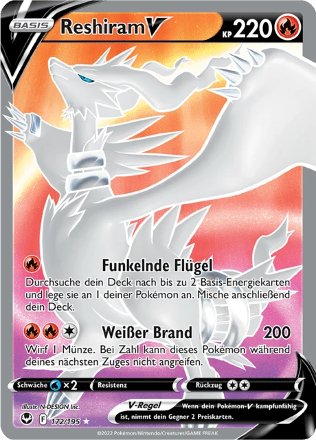 Reshiram V – Holo