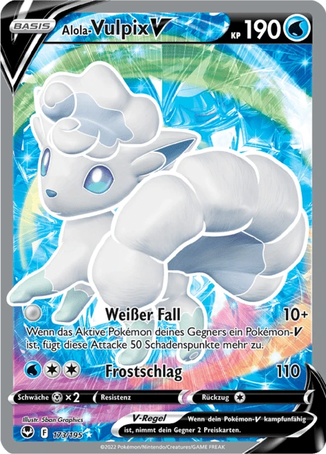 Alola Vulpix V – Holo