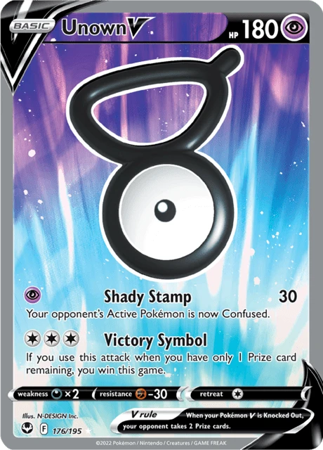 Unown V – Holo