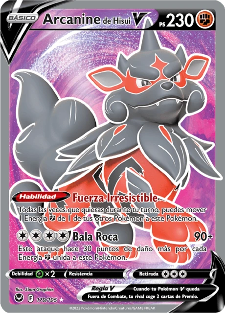 Arcanine de Hisui V – Holo