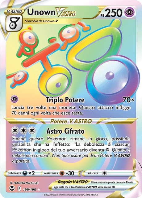 Unown V ASTRO – Holo