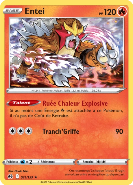 Entei – Reverse Holo