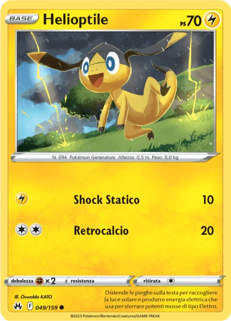Helioptile – Reverse Holo