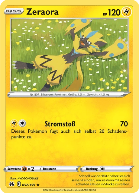 Zeraora – Reverse Holo