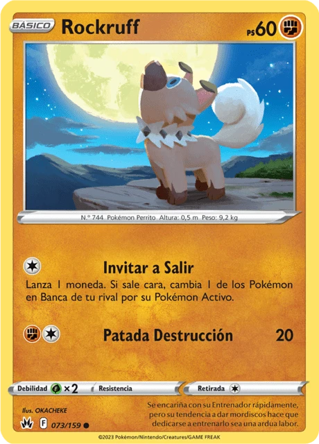 Rockruff – Reverse Holo