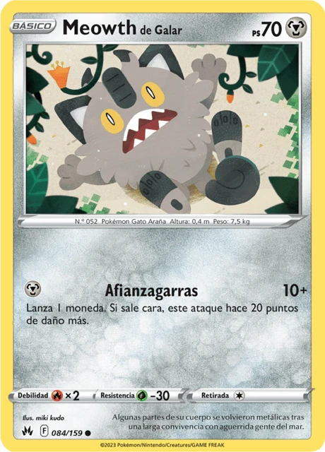 Meowth de Galar – Reverse Holo