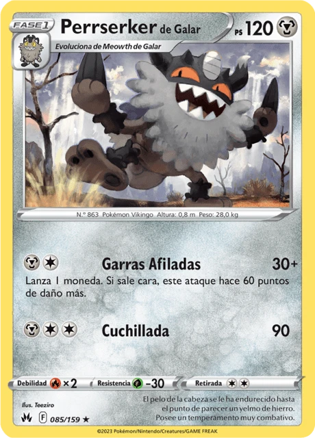 Perrserker de Galar – Normal