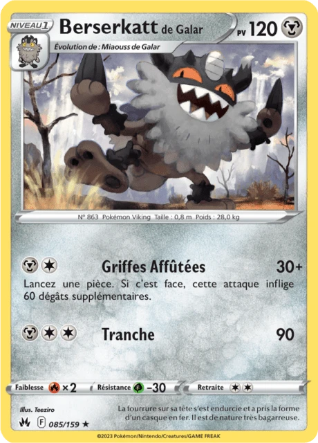 Berserkatt de Galar – Normal