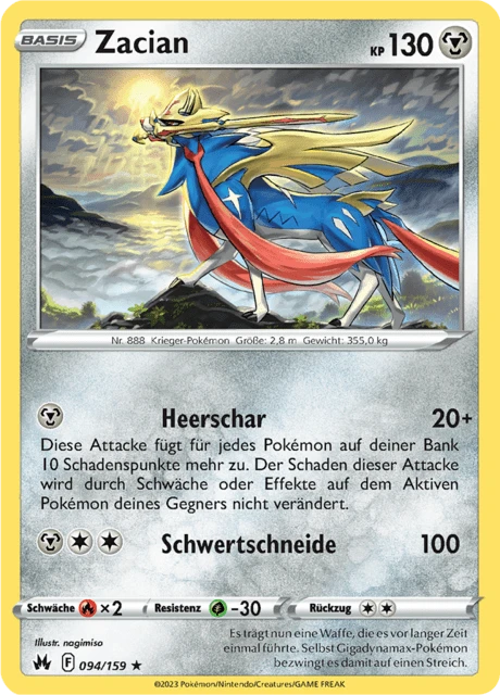 Zacian – Reverse Holo