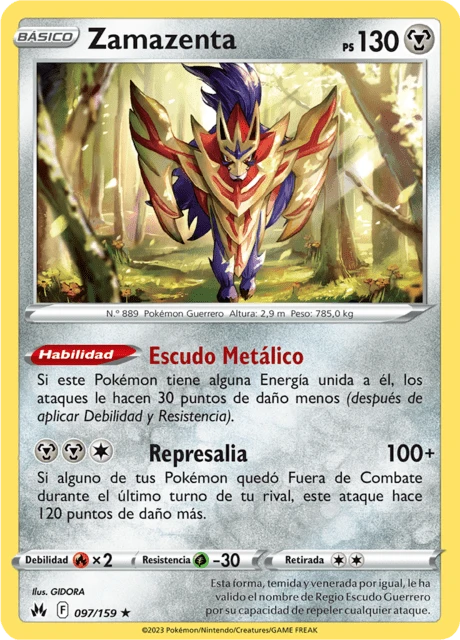 Zamazenta – Reverse Holo
