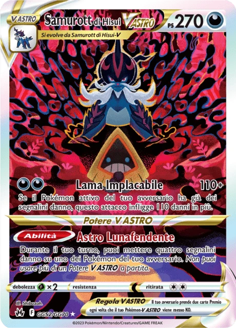 Samurott di Hisui V ASTRO – Holo