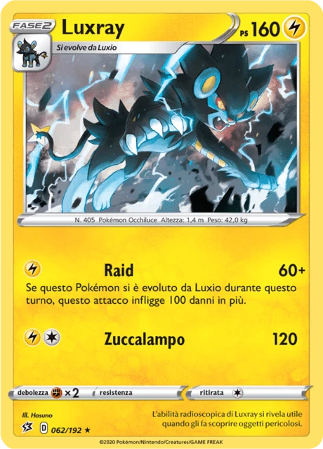 Luxray – Reverse Holo