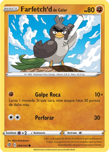 Farfetch'd de Galar – Normal