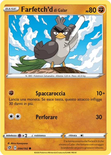 Farfetch'd di Galar – Normal