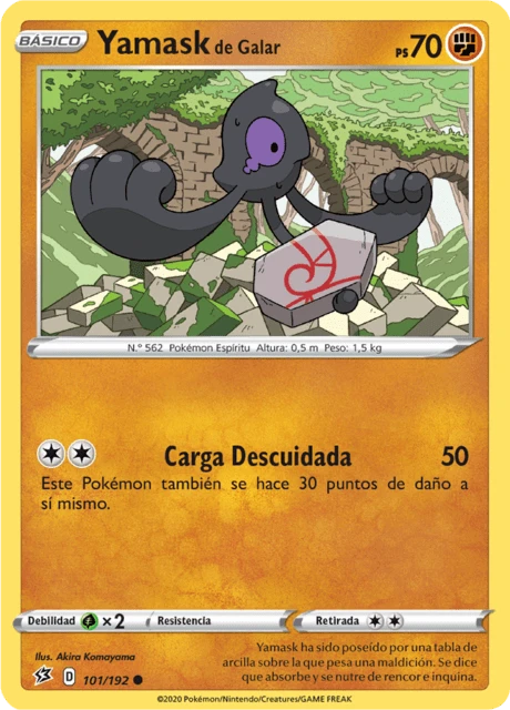 Yamask de Galar – Reverse Holo