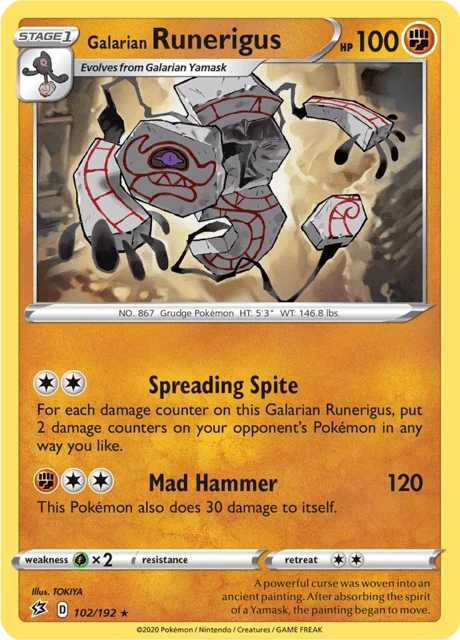 Galarian Runerigus – Normal