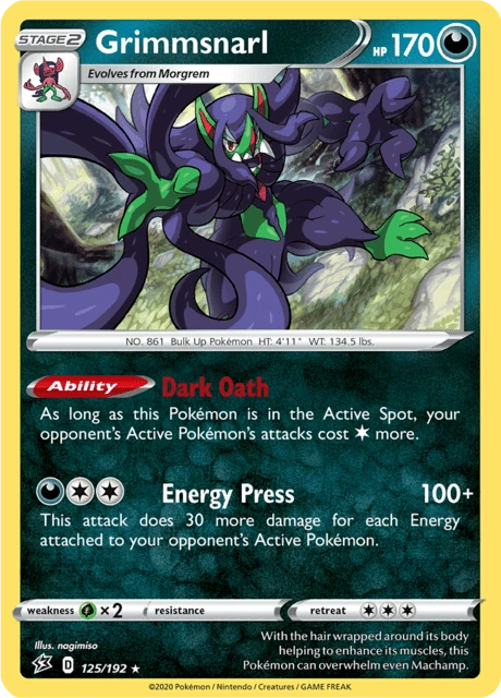 Grimmsnarl – Reverse Holo