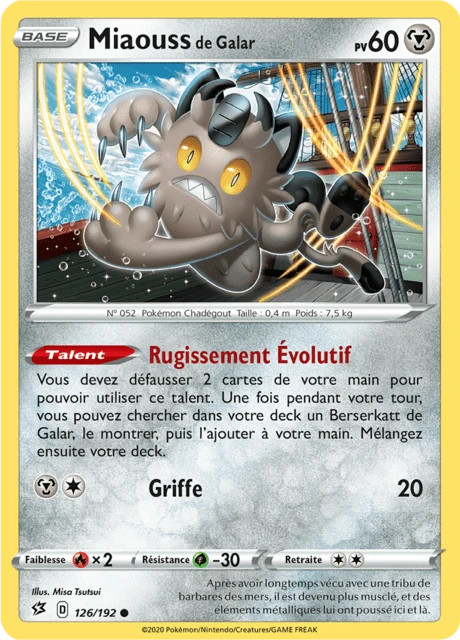 Miaouss de Galar – Reverse Holo