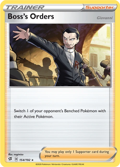 Boss's Orders (Giovanni) – Reverse Holo