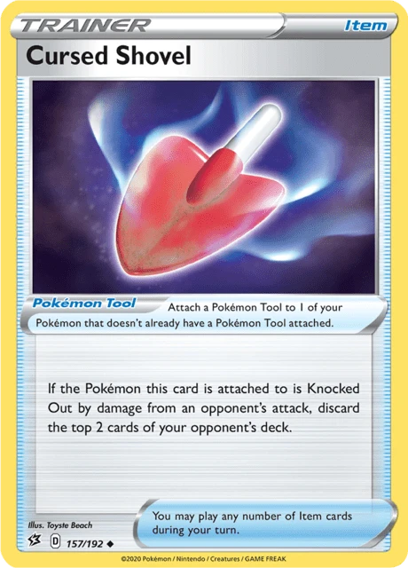Cursed Shovel – Reverse Holo