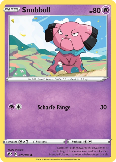 Snubbull – Reverse Holo