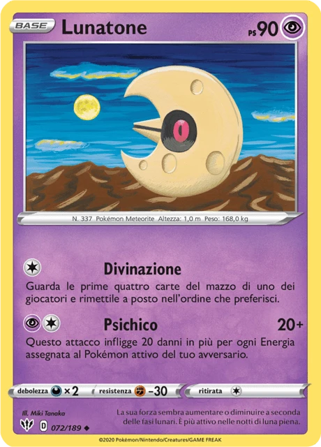 Lunatone – Reverse Holo