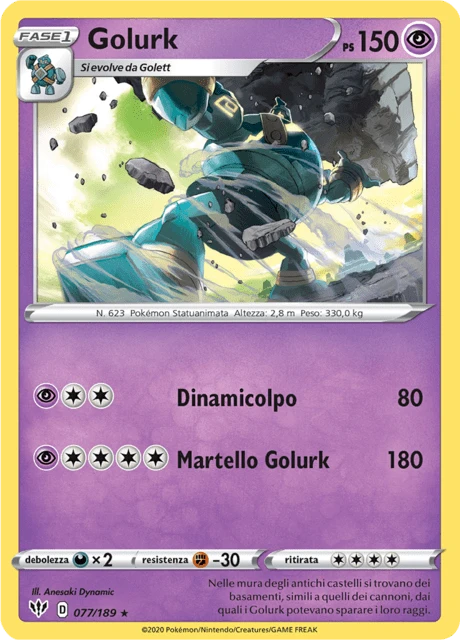 Golurk – Reverse Holo