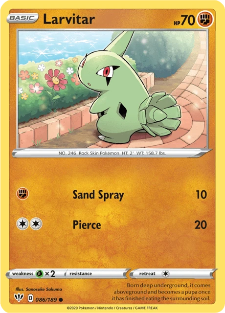 Larvitar – Reverse Holo