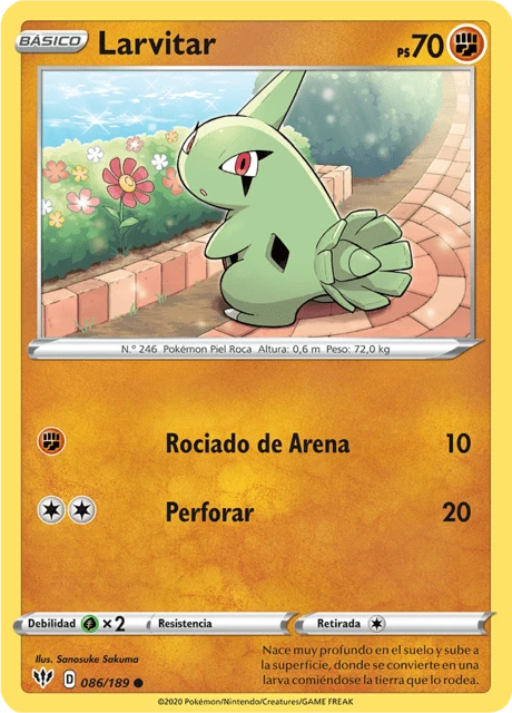Larvitar – Reverse Holo