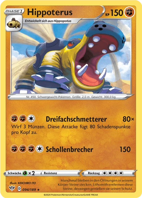 Hippoterus – Reverse Holo