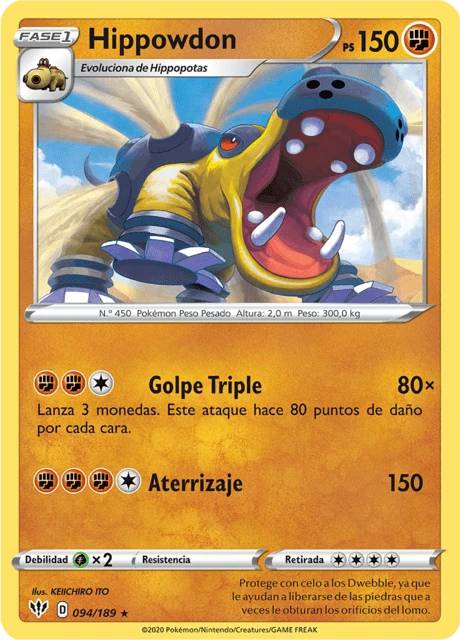 Hippowdon – Reverse Holo