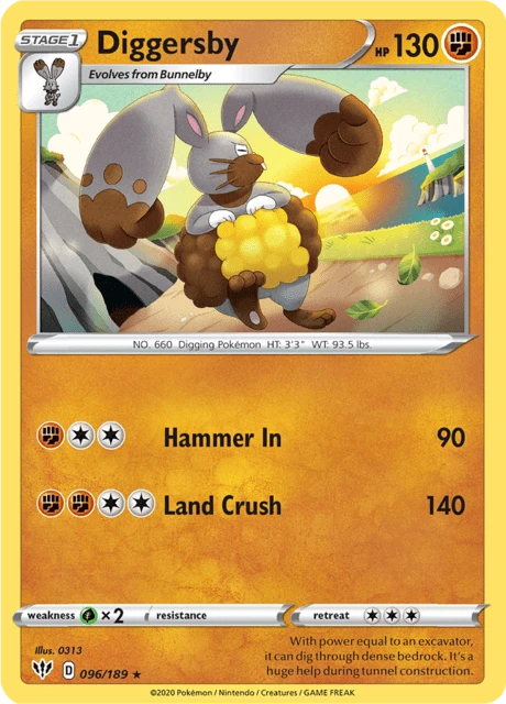 Diggersby – Reverse Holo