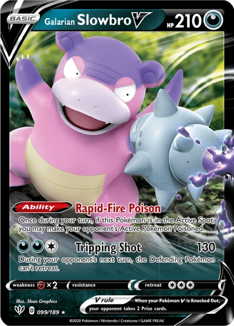 Galarian Slowbro V – Holo