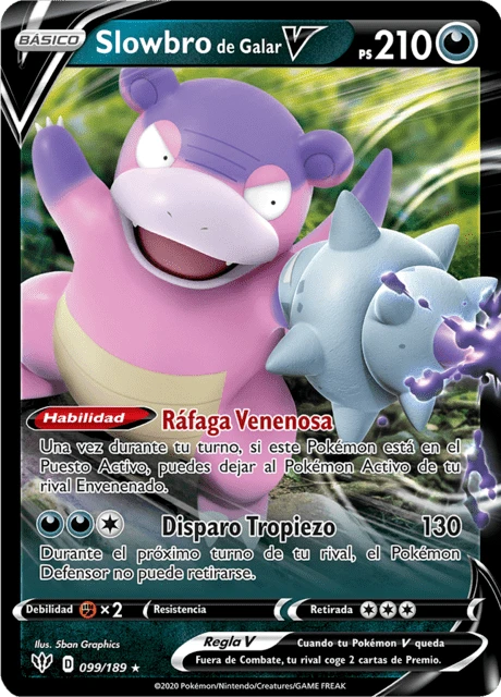 Slowbro de Galar V – Holo