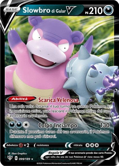 Slowbro di Galar V – Holo