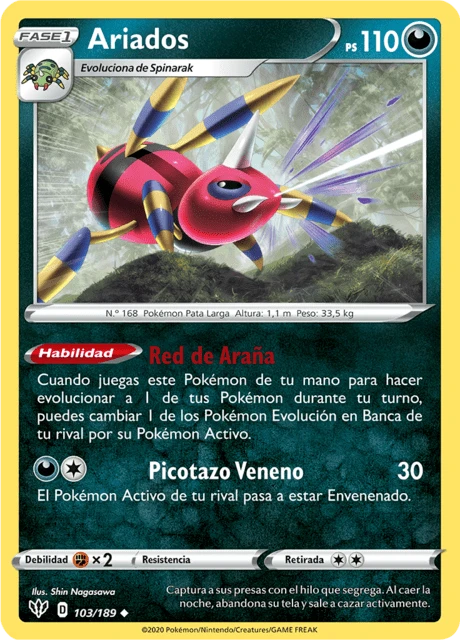 Ariados – Reverse Holo