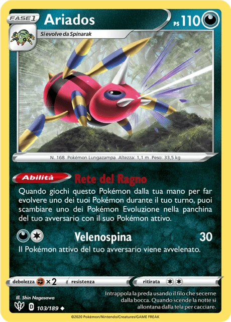 Ariados – Reverse Holo
