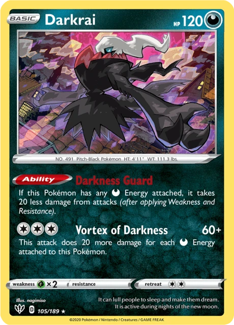 Darkrai – Reverse Holo
