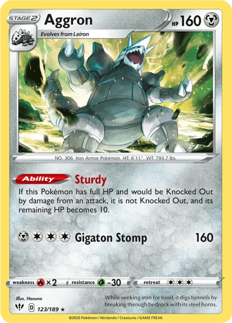 Aggron – Reverse Holo