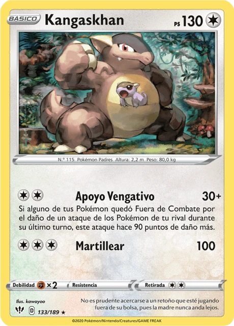 Kangaskhan – Reverse Holo
