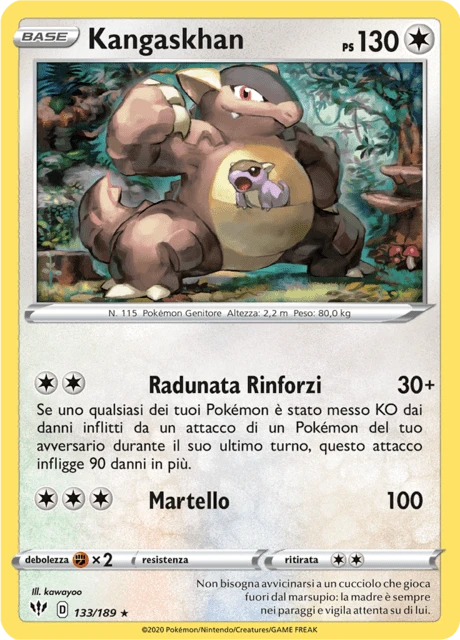 Kangaskhan – Reverse Holo